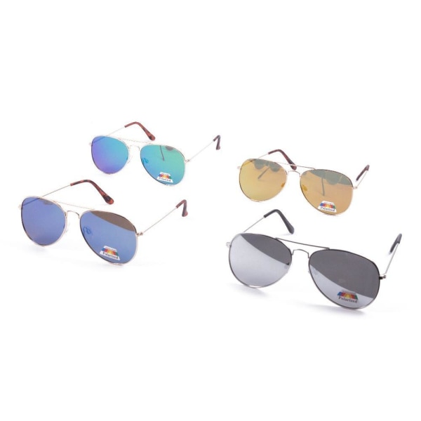 Pilotbriller / Aviator-solbriller - Velg farge! Silver