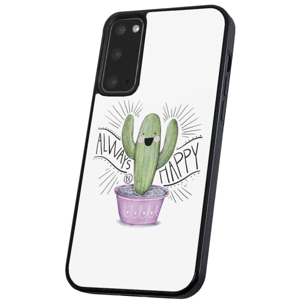 Samsung Galaxy S20 - Cover/Mobilcover Happy Cactus