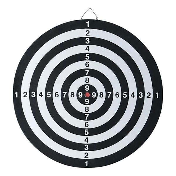 Darttavle med 6 piler - Piltavle - Dart Black