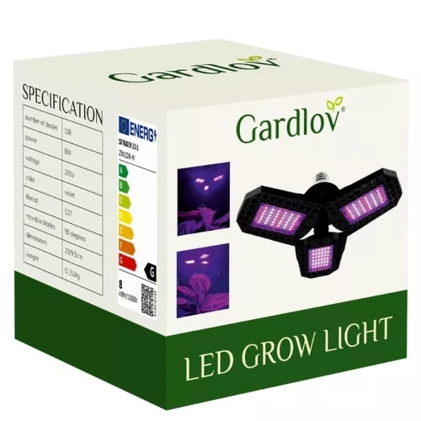 Kasvivalo - Kasvivalaisin 3 LED-paneelilla