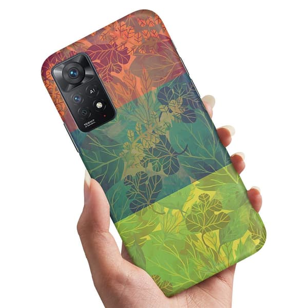 Skal / Mobilskal till Xiaomi Redmi Note 11 - Lövmönster