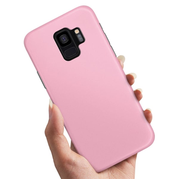Samsung Galaxy S9 - Cover/Mobilcover Lysrosa Light pink