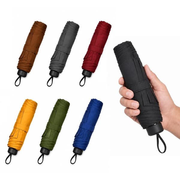 Minisateenvarjo lyhyellä varrella – Ø87 cm Multicolor