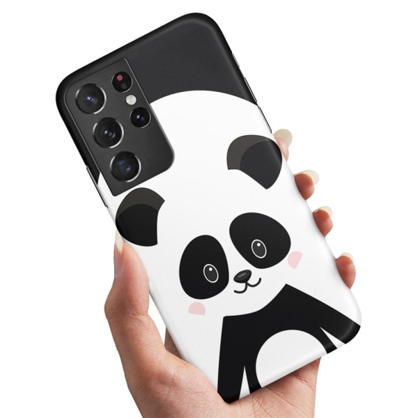 Samsung Galaxy S21 Ultra - Cover/Mobilcover Cute Panda