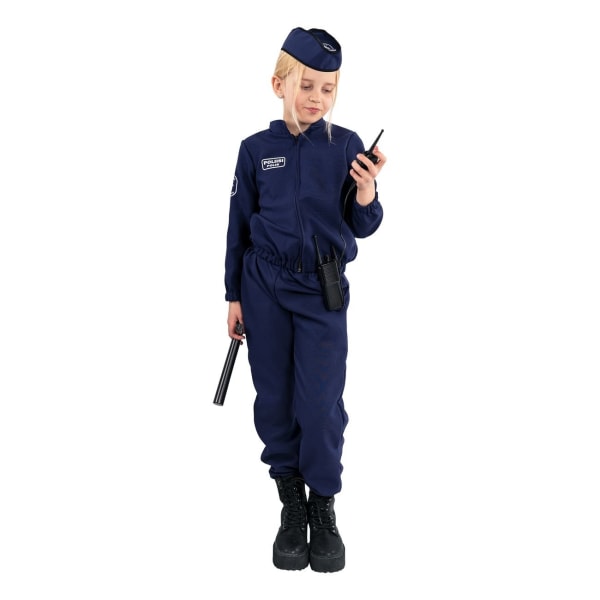 Finsk Politi Børn Kostume MultiColor S