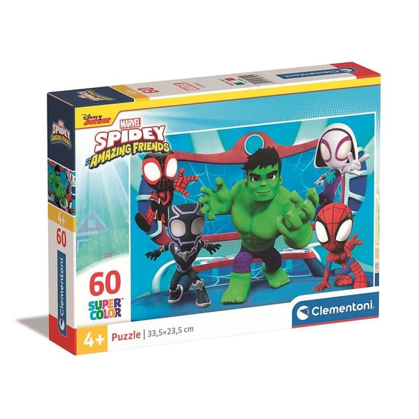 Spider-Man Spidey Pussel för Barn - 60-bitar