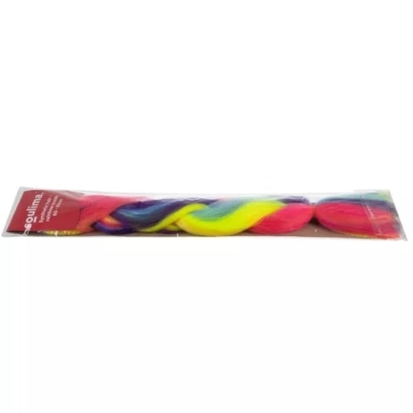 Jumbo Braid / Löshår Hårfläta - 60 cm MultiColor Multifärg