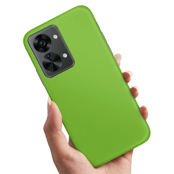 OnePlus Nord 2T - Skal/Mobilskal Limegrön