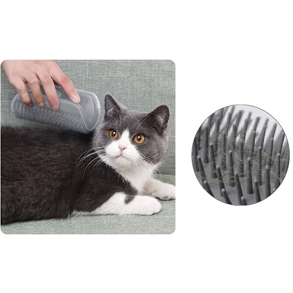 Kattborste med Fack för Kattmynta / Cat Nip - Självvård för katt