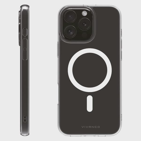 Vivanco Mag Clear skal iPhone 16 Pro Max Transparent