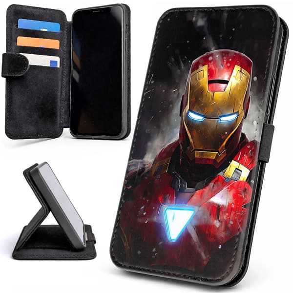 Lommebok Deksel / Mobildeksel til iPhone 17 Pro - Iron Man
