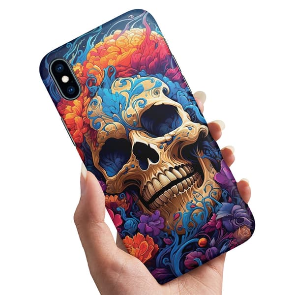 Skal / Mobilskal till iPhone X / XS - Skull