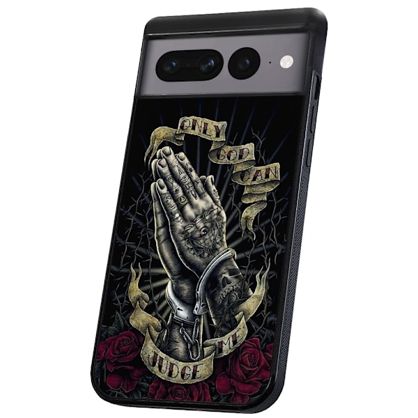 Google Pixel 9/9 Pro - Skal/Mobilskal Only God Can Judge Me
