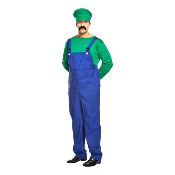 Blikkenslager Luigi - Super Mario - Maskerade kostume