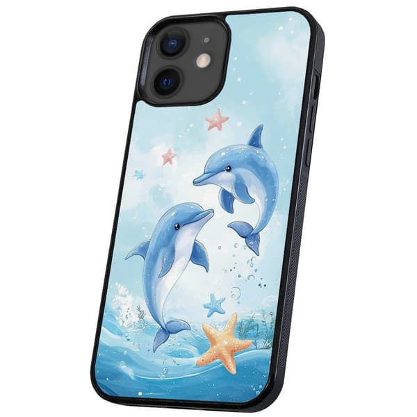 iPhone 12/12 Pro - Skal/Mobilskal Dolphins
