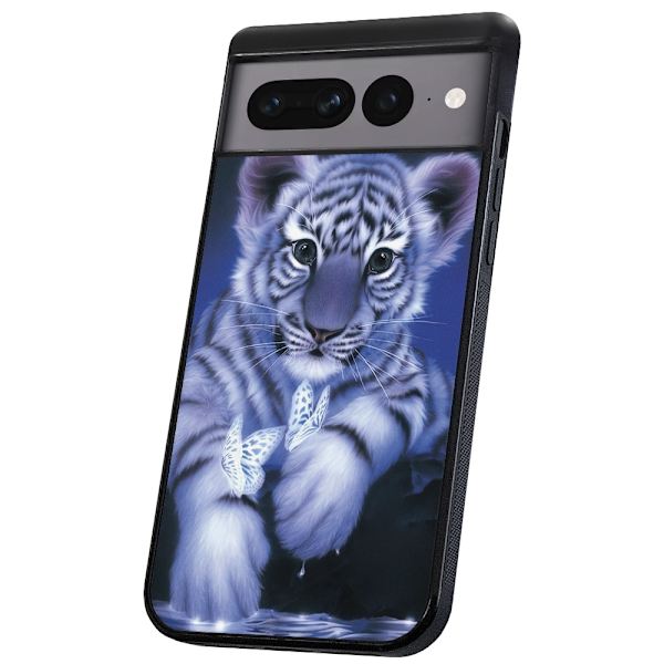 Google Pixel 9/9 Pro - Deksel/Mobildeksel Tigerunge