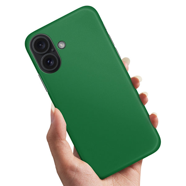 iPhone 16 Plus - Skal/Mobilskal Grön