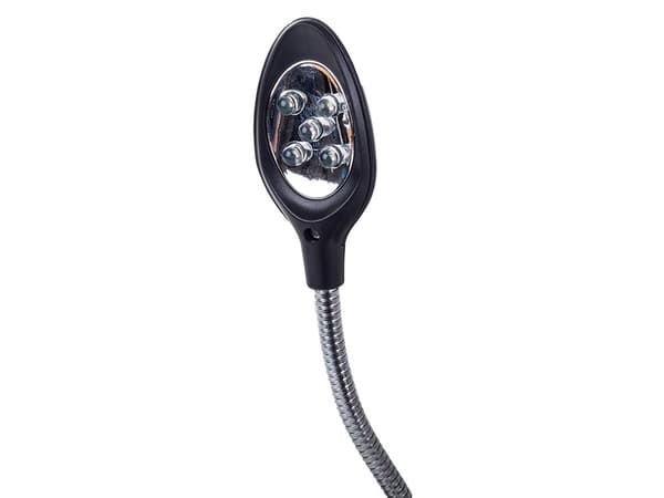 Loddeholder med Forstørrelsesglas & LED