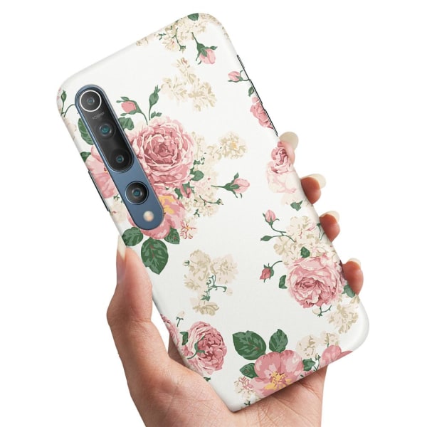 Xiaomi Mi 10 Pro - Cover / Mobilcover Retro Flowers
