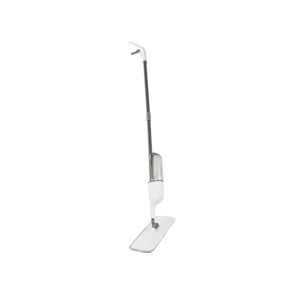 Platt Golvmopp - Mopp med hink & sprayfunktion