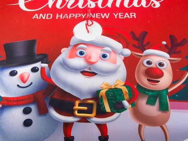 Julgransmatta - Rund tygmatta för presenter