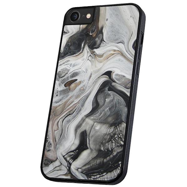 iPhone 6/7/8/SE - Deksel/Mobildeksel Marmor Multicolor