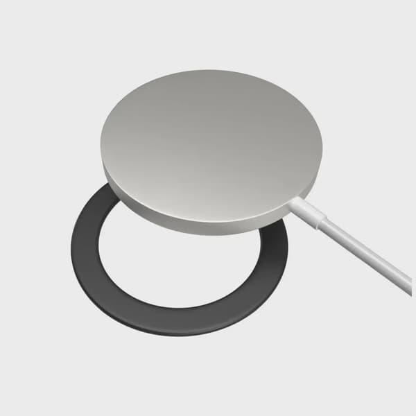 FIXED MagPlate ring för MagSafe-kompatibilitet Svart