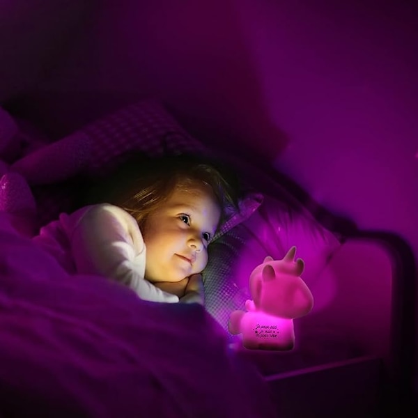 Trådløs Natlampe til Børn - Enhjørning / Unicorn