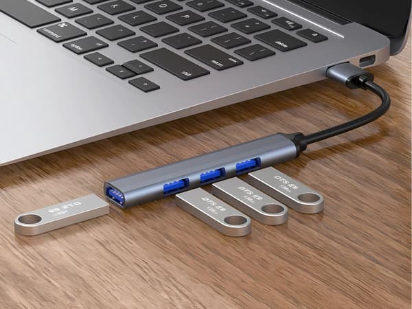 USB-hubb 4-port - 3.0 splitter för dator