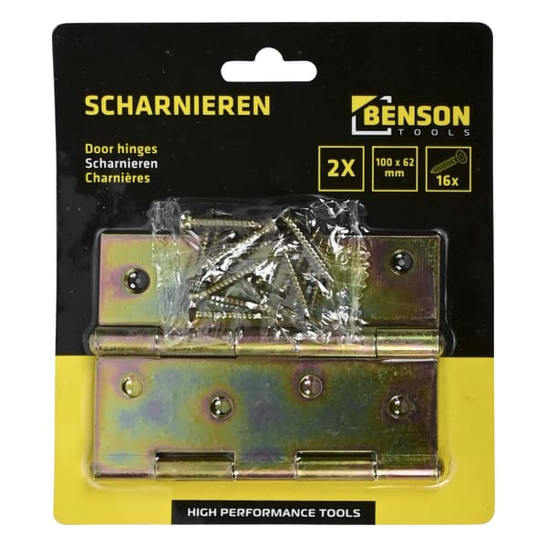Dörrgångjärn 102×60 mm 2-pack