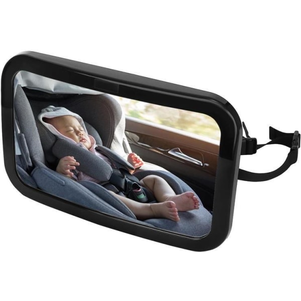 Takaistuimen peili / auton peili - Pidä silmällä takapenkillä istuvia  lapsia Black b6b0 | Black | 644 | Fyndiq