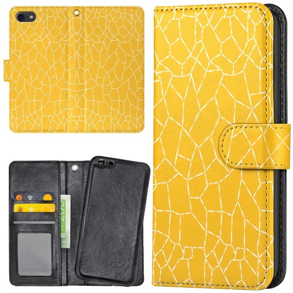 iPhone SE (2020) - Mobiletui, gult mønster