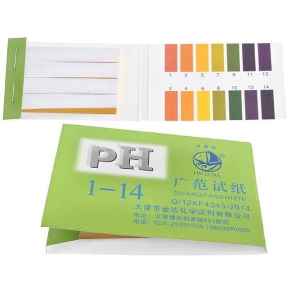 Lackmuspapper för pH-test - 80 st Multicolor