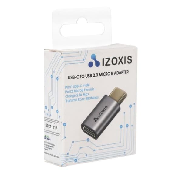 Micro-USB til USB-C Adapter Grey