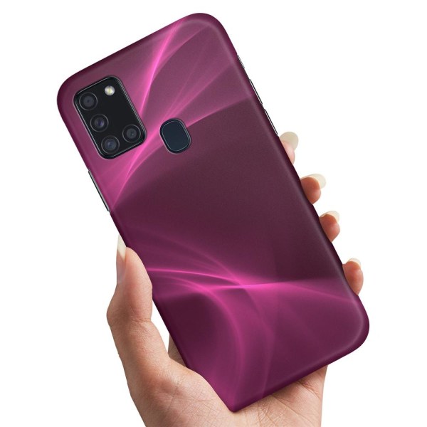 Samsung Galaxy A21s - Cover/Mobilcover Purple Fog