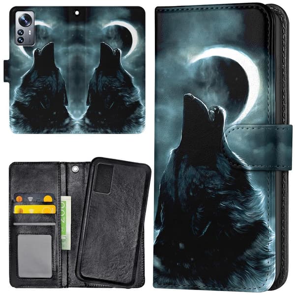 Xiaomi 12 - Lommebok Deksel Wolf