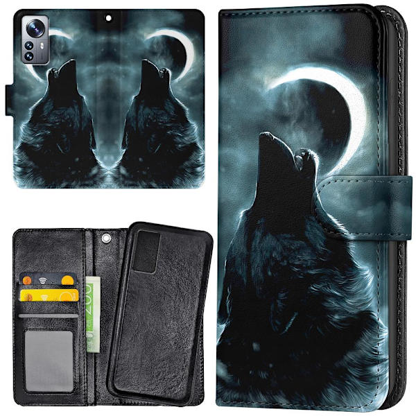 Xiaomi 12 - Plånboksfodral/Skal Wolf
