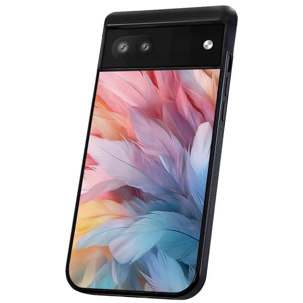 Google Pixel 6A - Cover/Mobilcover Feathers