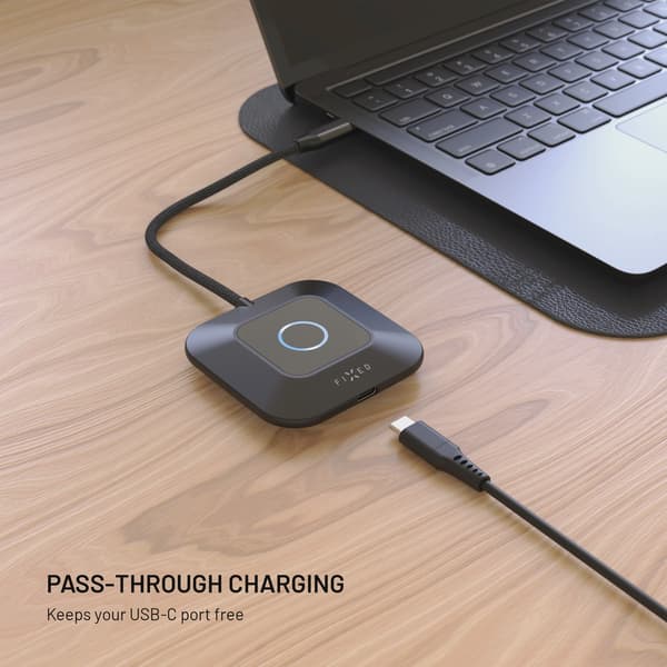 FIXED AirLink Trådlös USB-C/HDMI-sändare Svart
