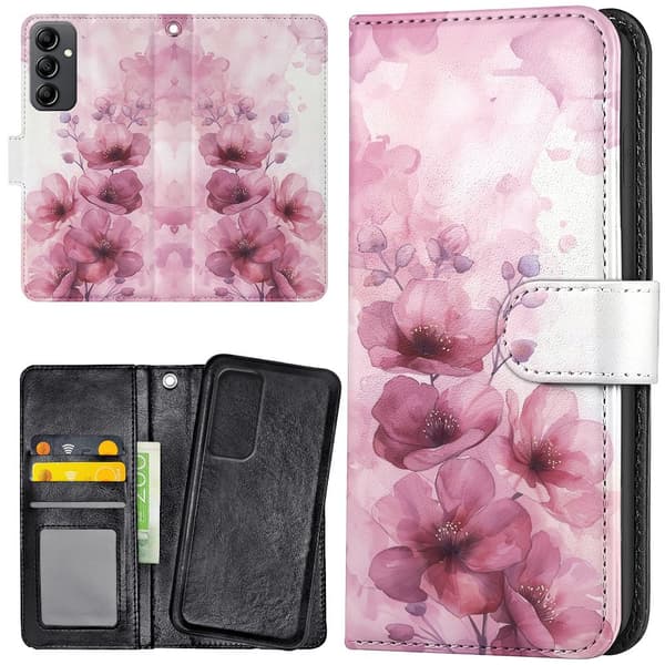 Samsung Galaxy A54 - Plånboksfodral/Skal Flowers