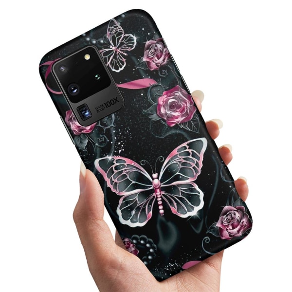 Samsung Galaxy S20 Ultra - Skal/Mobilskal Fjärilar