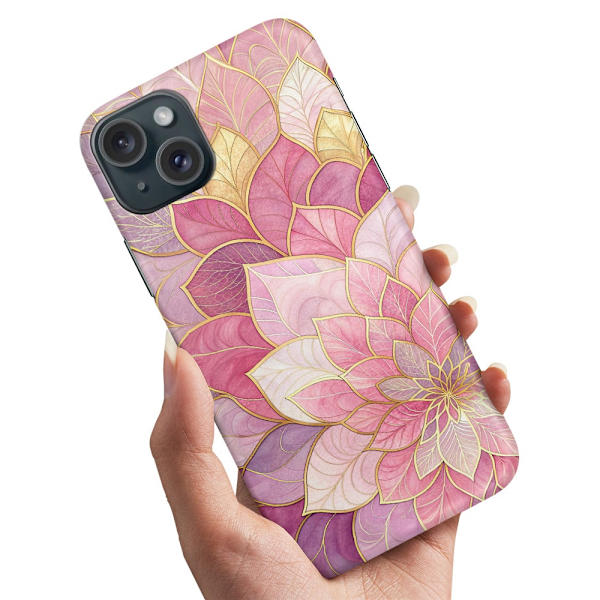 Deksel / Mobildeksel til iPhone 14 / 15 Plus - Flower