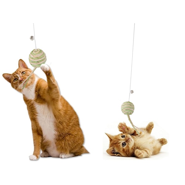 Kattleksak på Pinne - Boll & Bjällra - Leksak för Katt