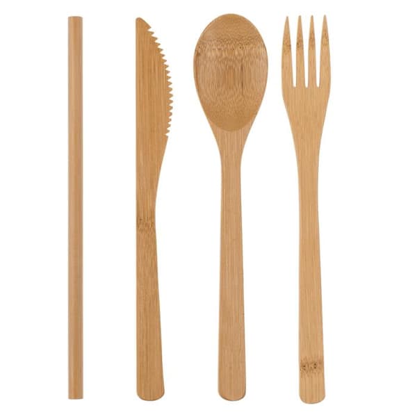 2x4-Delar - Bestick i Bambu - Bestickset Träd