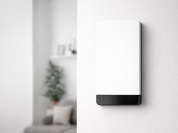 Trådbunden dörrklocka 230V Vit