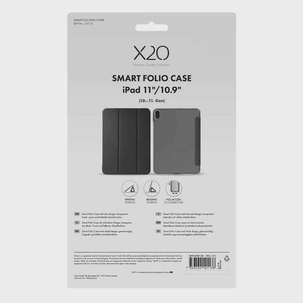 X2O Smart Folio Case Apple iPad 11"/10.9" Svart