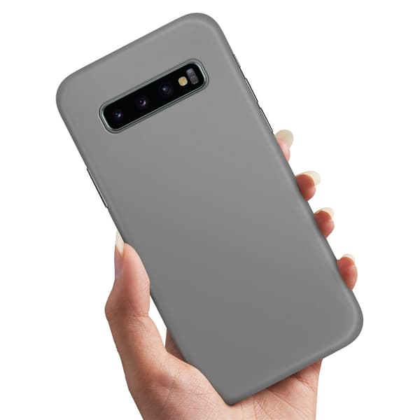 Skal / Mobilskal till Samsung Galaxy S10 Plus - Grå