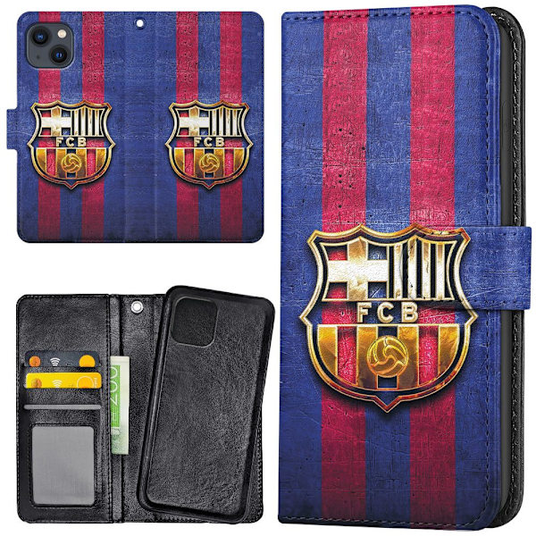 iPhone 15 Plus - Lommebok Deksel FC Barcelona