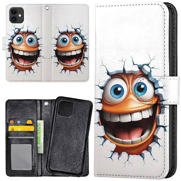iPhone 12 Mini - Lompakkokotelo/Kuoret Emoji
