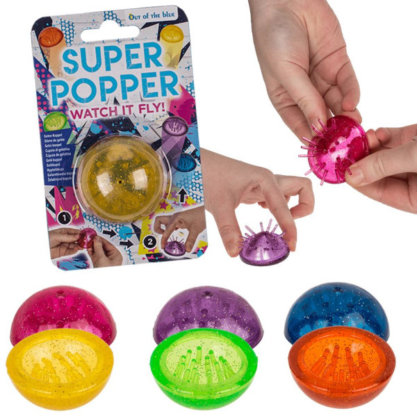 Super Popper / Hoppande Loppa - Leksak multifärg